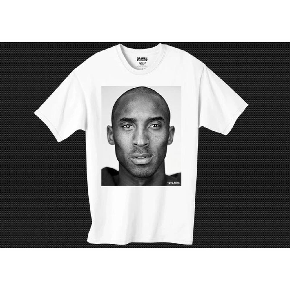 Kobe Bryant Black Mamba Short Sleeve T-Shirt Mens Unisex S-3Xl White